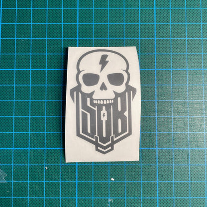 Sons of Battery® - E-MTB Brand & Community Folien & Sticker Anthrazit / 11 x 7 cm Skullgang - SoB - E-Bike-Community