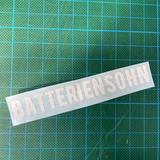 Sons of Battery® - E-MTB Brand & Community Folien & Sticker Batteriensohn - Folien Aufkleber E-Bike-Community