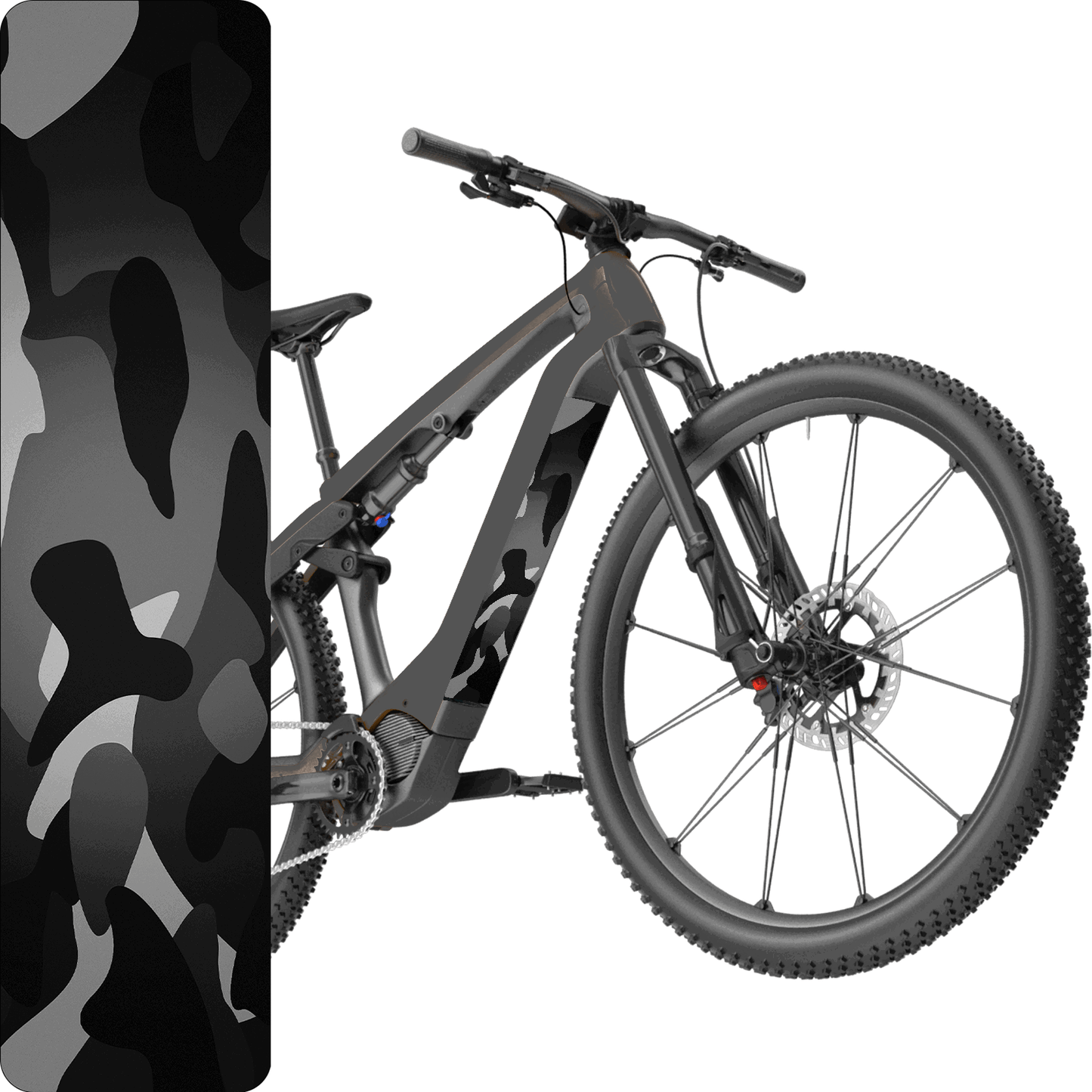 Sons of Battery® - E-MTB Brand & Community Folien & Sticker Camo (Verschiedene Farben) -  Akku Abdeckung Cover Universal / Schutzfolie / Unterrohr für alle E-Bikes auch Cube 750 wh oder 625 wh E-Bike-Community