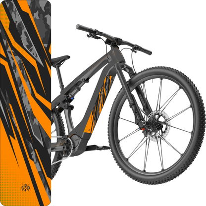 Sons of Battery® - E-MTB Brand & Community Folien & Sticker CAMOTECH -  Akku Abdeckung Cover Universal / Schutzfolie / Unterrohr für alle E-Bikes auch Cube 750 wh oder 625 wh E-Bike-Community