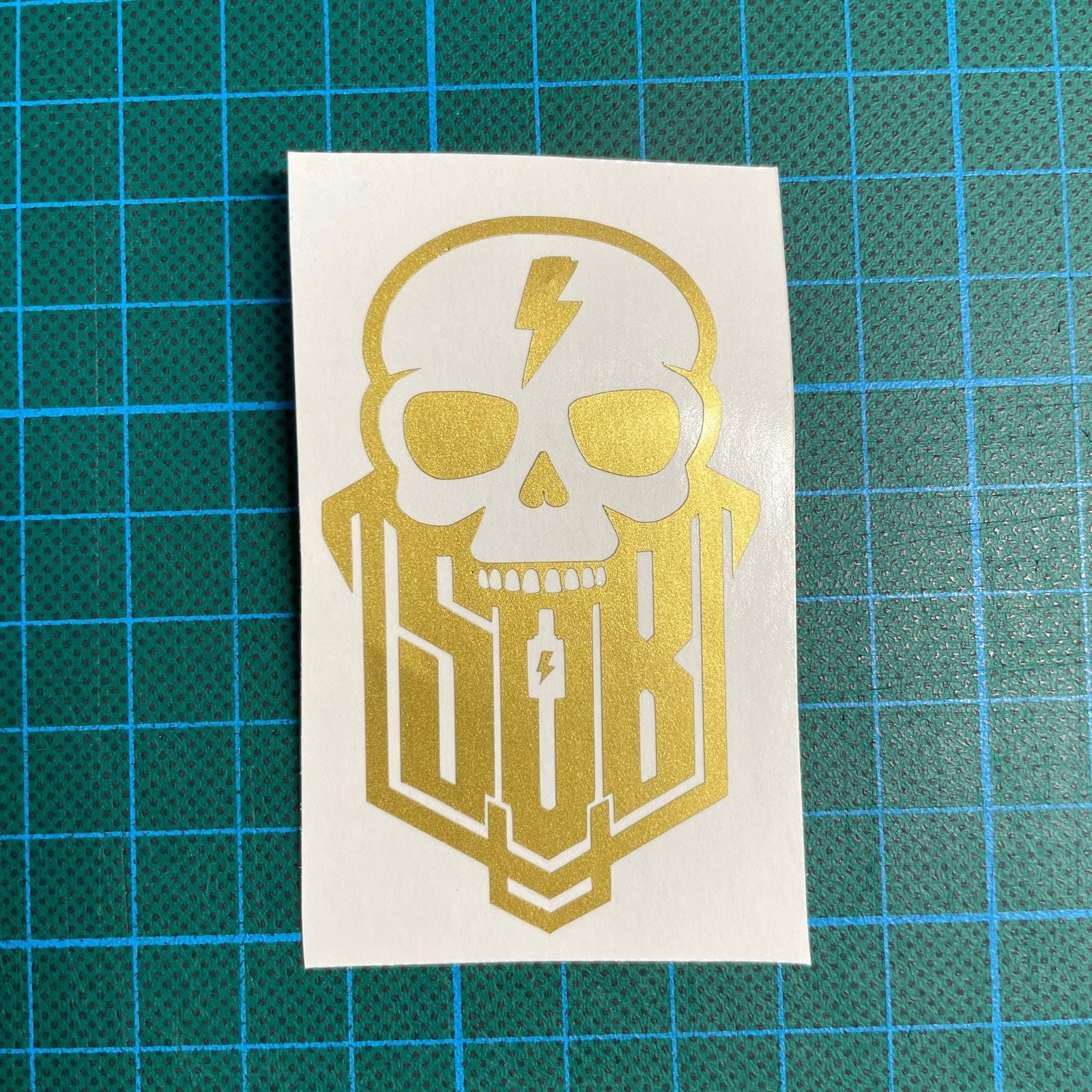 Sons of Battery® - E-MTB Brand & Community Folien & Sticker Gold (Glanz) / 11 x 7 cm Skullgang - SoB - E-Bike-Community