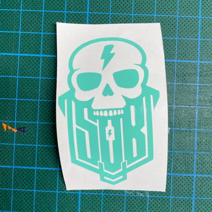 Sons of Battery® - E-MTB Brand & Community Folien & Sticker Mint / 11 x 7 cm Skullgang - SoB - E-Bike-Community