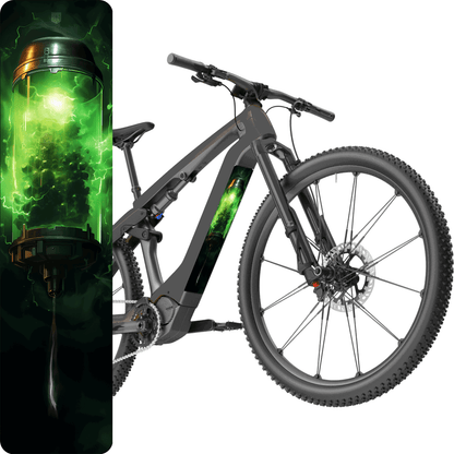 Sons of Battery® - E-MTB Brand & Community Folien & Sticker Reaktor -  Akku Abdeckung Cover Universal / Schutzfolie / Unterrohr für alle E-Bikes auch Cube 750 wh oder 625 wh E-Bike-Community