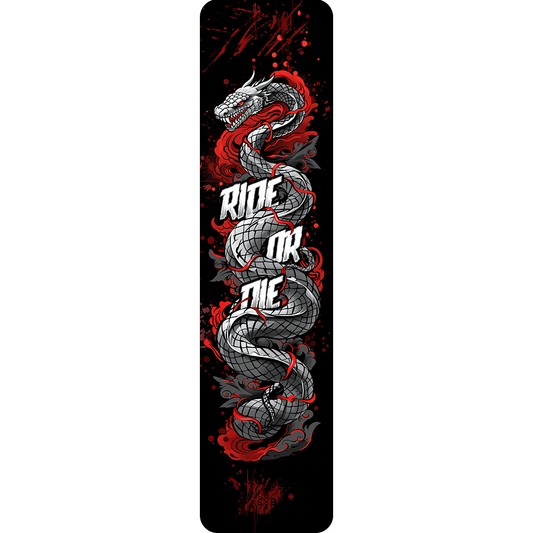 Sons of Battery® - E-MTB Brand & Community Folien & Sticker Ride or Die Viper -  Akku Sticker Abdeckung Cover Universal / Schutzfolie / Unterrohr für alle E-Bikes auch Cube 750 wh oder 625 wh E-Bike-Community