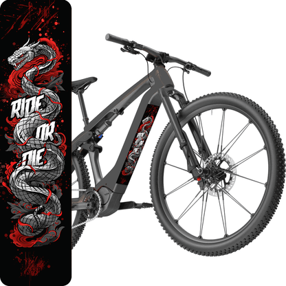 Sons of Battery® - E-MTB Brand & Community Folien & Sticker Ride or Die Viper -  Akku Sticker Abdeckung Cover Universal / Schutzfolie / Unterrohr für alle E-Bikes auch Cube 750 wh oder 625 wh E-Bike-Community