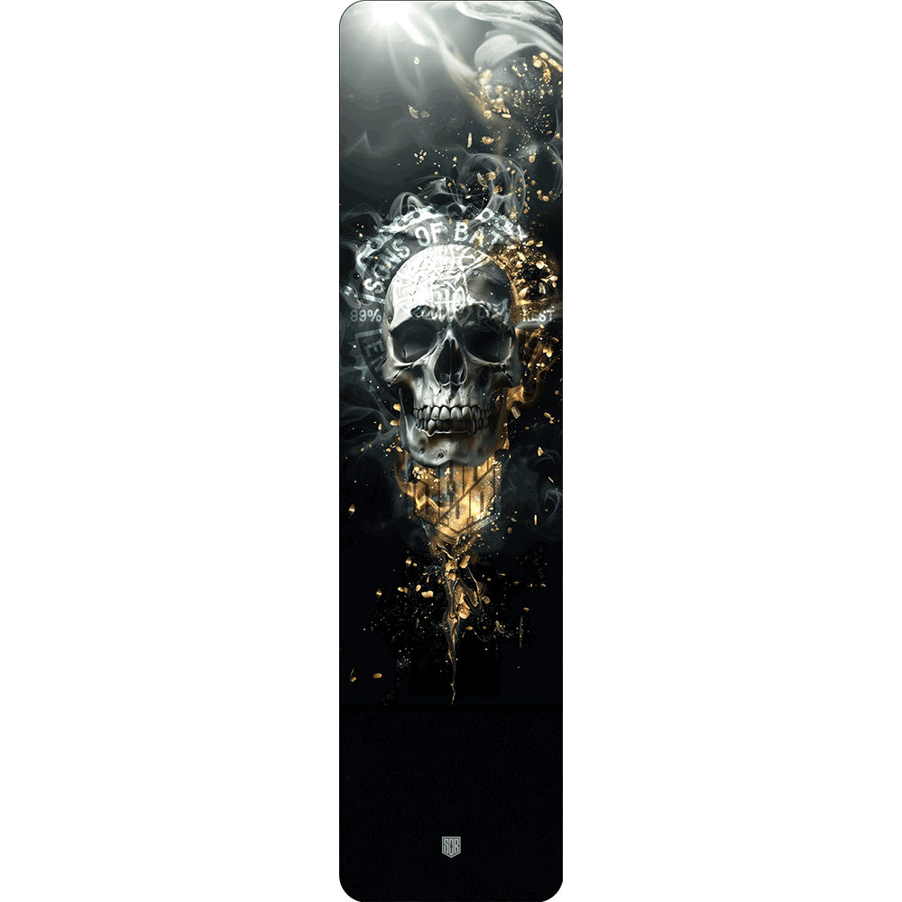 Sons of Battery® - E-MTB Brand & Community Folien & Sticker Skull 4 -  Akku Abdeckung Cover Universal / Schutzfolie / Unterrohr für alle E-Bikes auch Cube 750 wh oder 625 wh E-Bike-Community