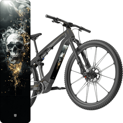 Sons of Battery® - E-MTB Brand & Community Folien & Sticker Skull 4 -  Akku Abdeckung Cover Universal / Schutzfolie / Unterrohr für alle E-Bikes auch Cube 750 wh oder 625 wh E-Bike-Community