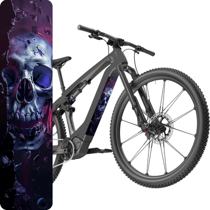 Sons of Battery® - E-MTB Brand & Community Folien & Sticker Skull 5 -  Akku Sticker Abdeckung Cover Universal / Schutzfolie / Unterrohr für alle E-Bikes auch Cube 750 wh oder 625 wh E-Bike-Community