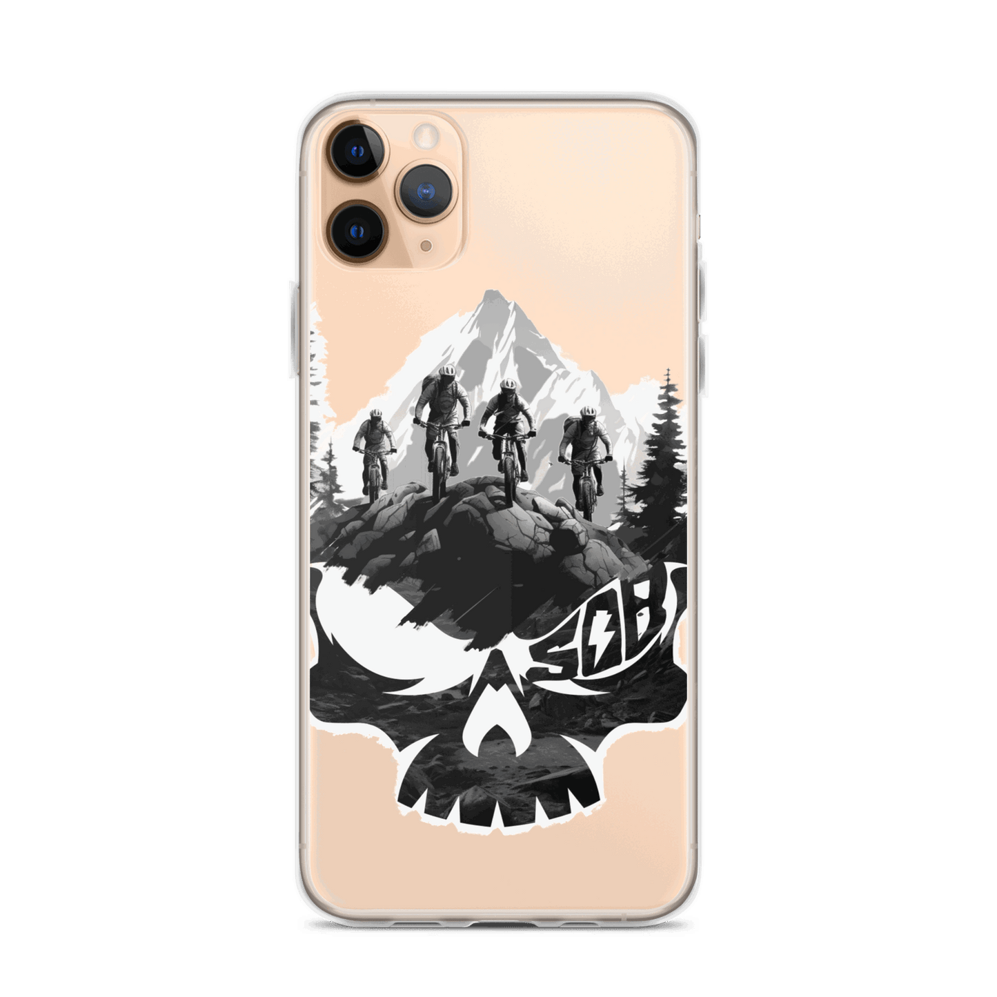 Sons of Battery® - E-MTB Brand & Community iPhone 11 Pro Max Skullgang Rider iPhone-Hülle E-Bike-Community