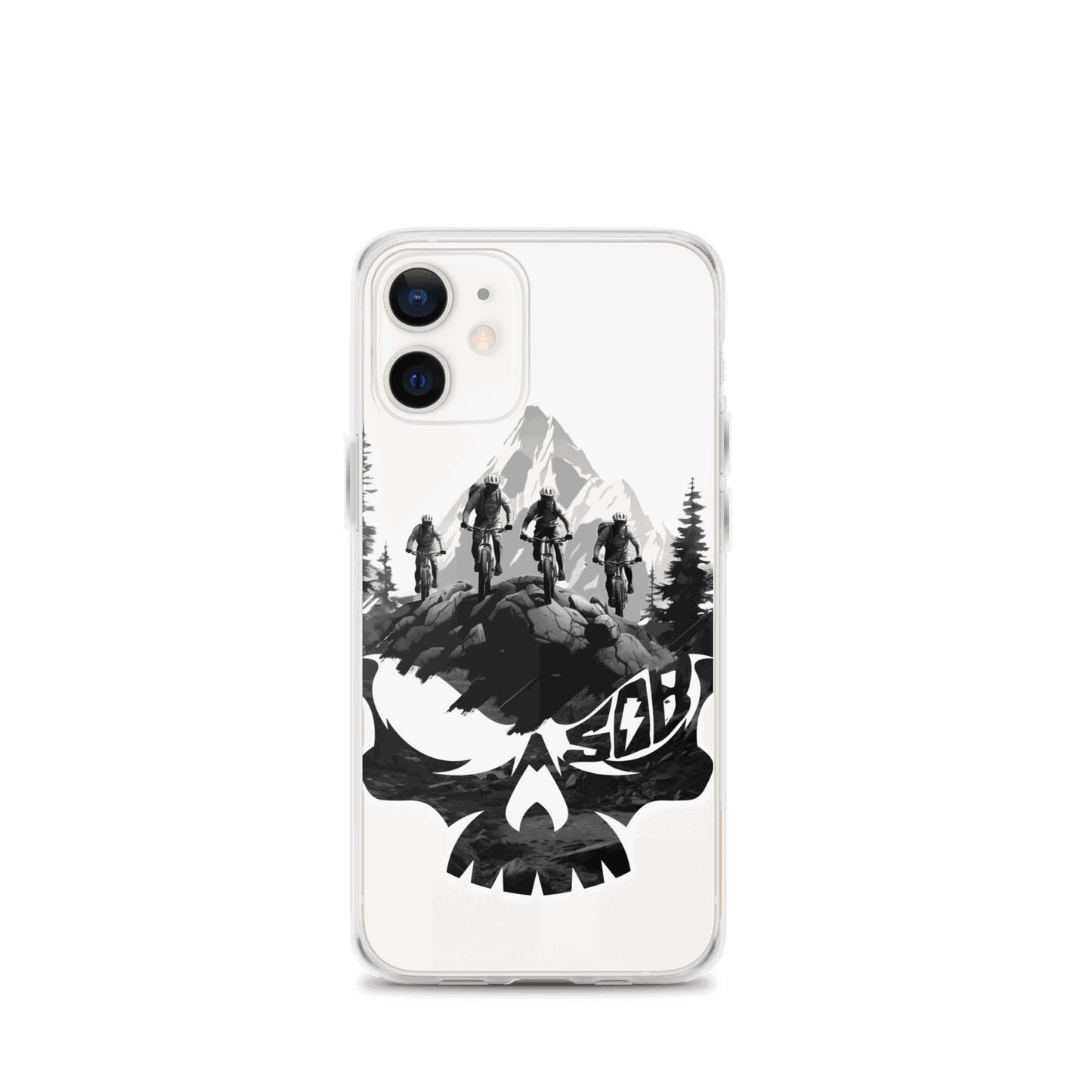 Sons of Battery® - E-MTB Brand & Community iPhone 12 mini Skullgang Rider iPhone-Hülle E-Bike-Community