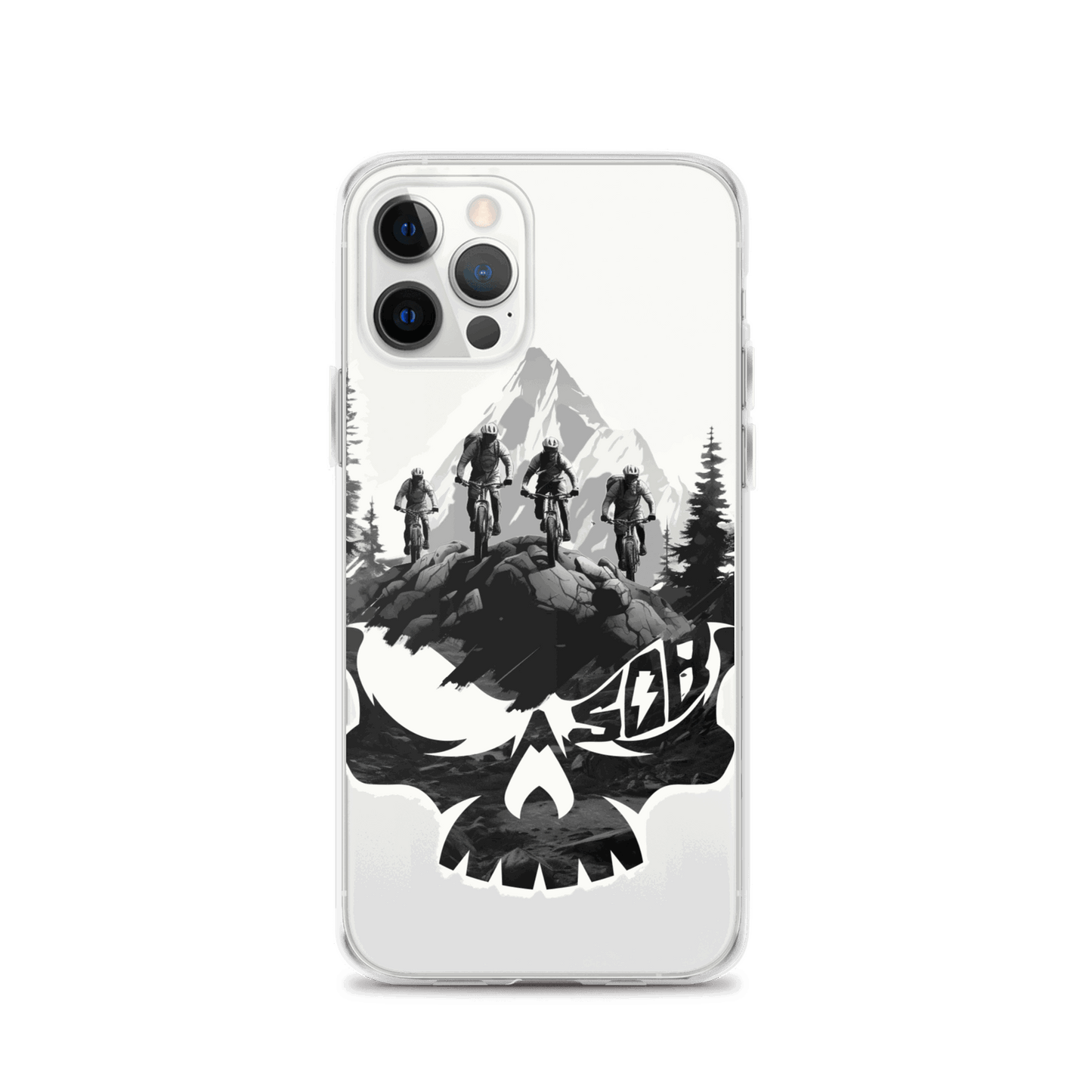 Sons of Battery® - E-MTB Brand & Community iPhone 12 Pro Skullgang Rider iPhone-Hülle E-Bike-Community