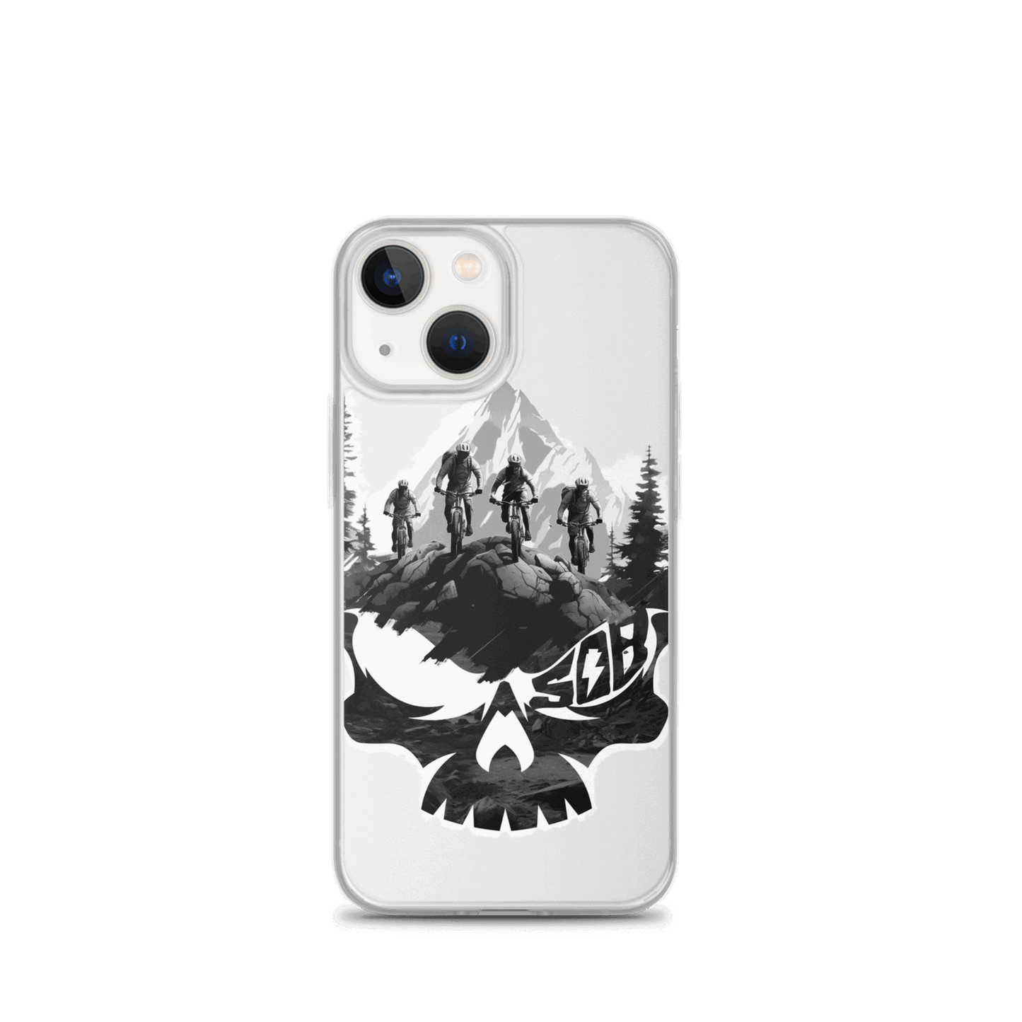 Sons of Battery® - E-MTB Brand & Community iPhone 13 mini Skullgang Rider iPhone-Hülle E-Bike-Community