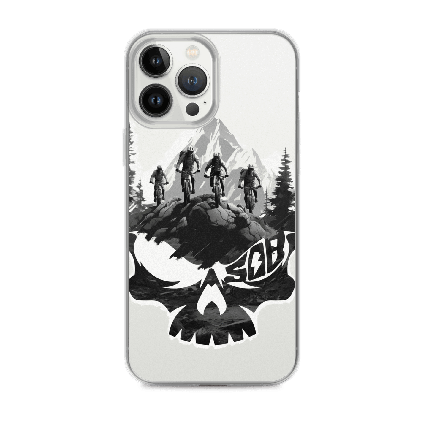 Sons of Battery® - E-MTB Brand & Community iPhone 13 Pro Max Skullgang Rider iPhone-Hülle E-Bike-Community