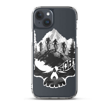 Sons of Battery® - E-MTB Brand & Community iPhone 15 Plus Skullgang Rider iPhone-Hülle E-Bike-Community