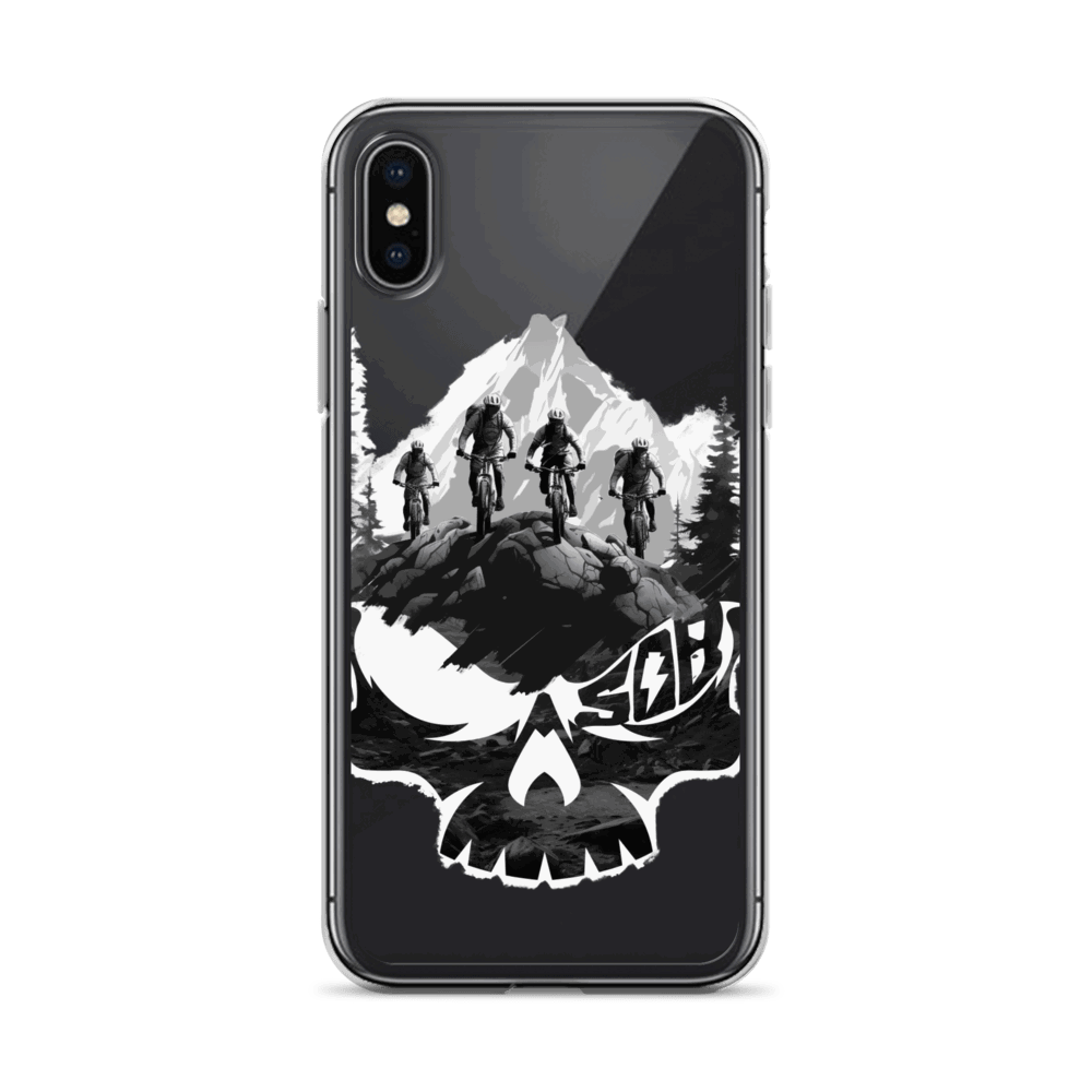 Sons of Battery® - E-MTB Brand & Community iPhone X/XS Skullgang Rider iPhone-Hülle E-Bike-Community