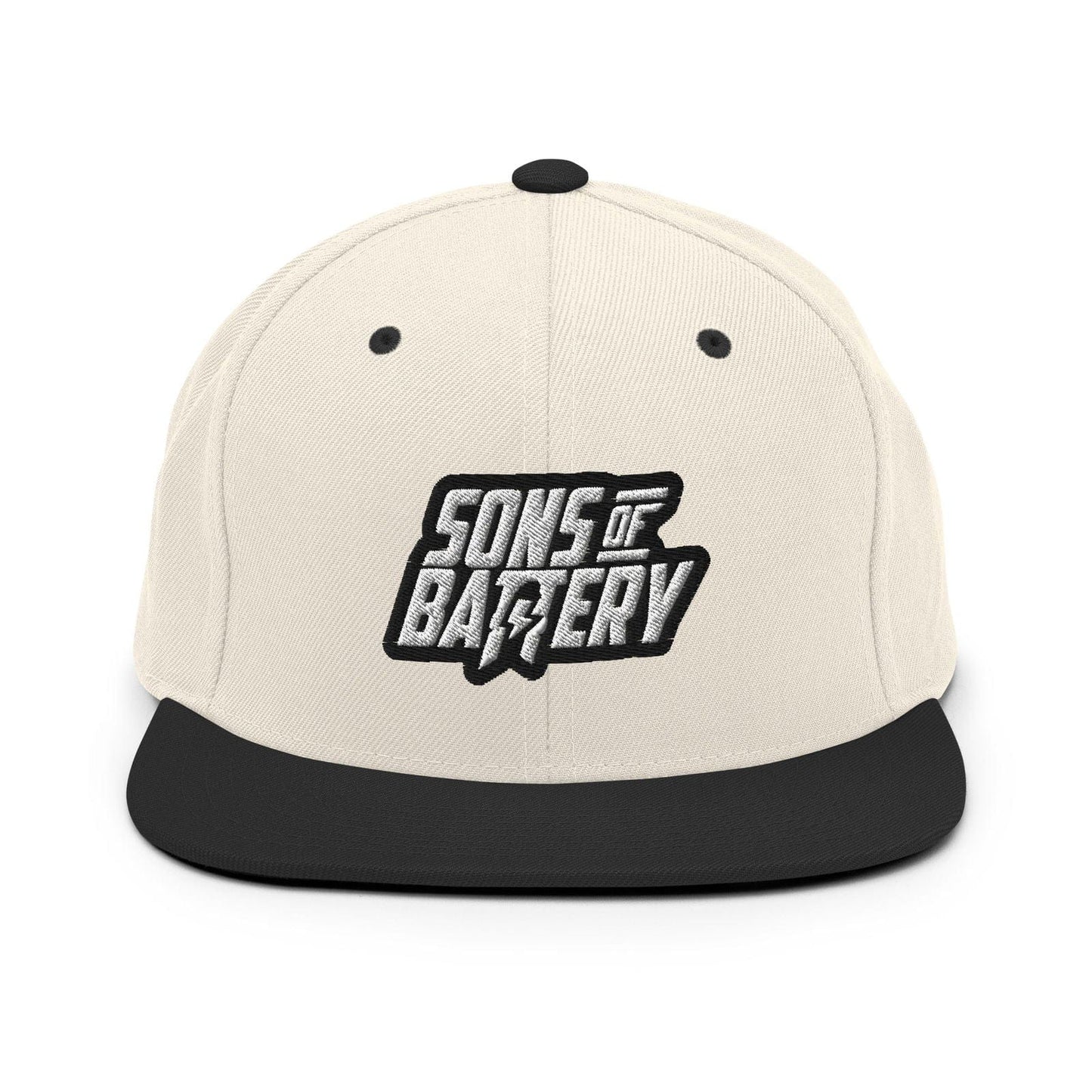 Sons of Battery® - E-MTB Brand & Community Natürlich/ Schwarz BOLD Snapback E-Bike-Community