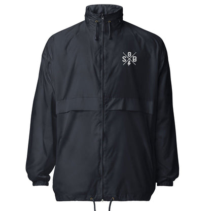 Sons of Battery® - E-MTB Brand & Community Navy / S Cross - Basic-Unisex-Windbreaker E-Bike-Community