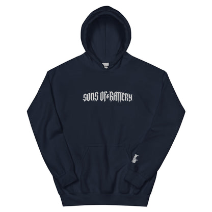 Sons of Battery® - E-MTB Brand & Community Navy / S Rough Stick Unisex-Kapuzenpullover E-Bike-Community