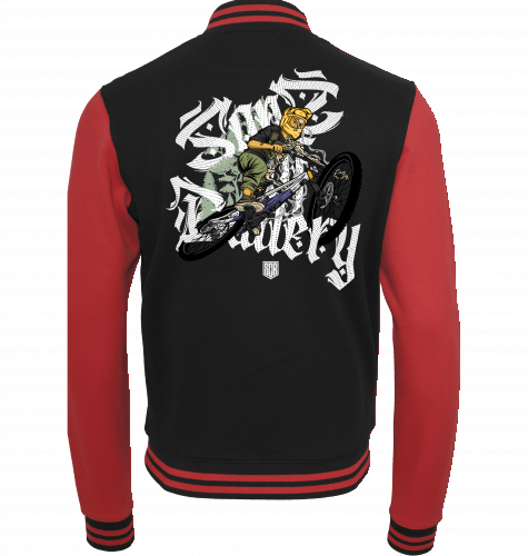 Sons of Battery® - E-MTB Brand & Community Shirt Black / Red / S Shred Rough College Jacke bis 5XL E-Bike-Community