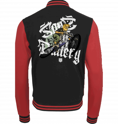 Sons of Battery® - E-MTB Brand & Community Shirt Black / Red / S Shred Rough College Jacke bis 5XL E-Bike-Community