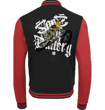 Sons of Battery® - E-MTB Brand & Community Shirt Black / Red / S Shred Rough College Jacke bis 5XL E-Bike-Community