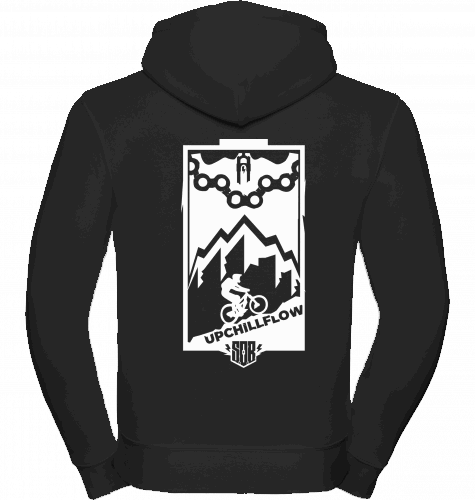 Sons of Battery® - E-MTB Brand & Community Shirt Black / XS Upchillflow - Zipper Hoody Russell Athletics E-Bike-Community