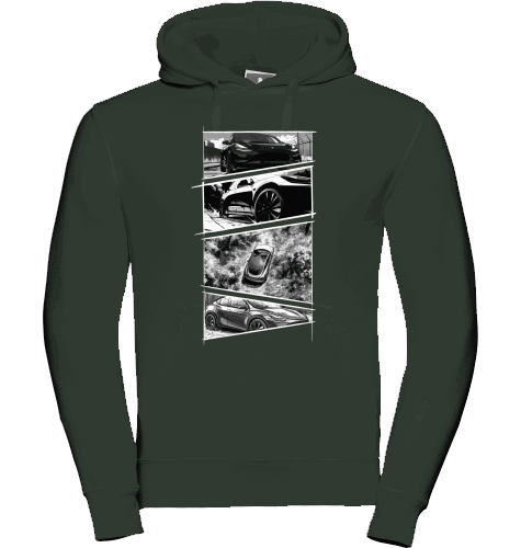 Sons of Battery® - E-MTB Brand & Community Shirt Bottle Green / XS Tesla Storyboard Hoodie E-Bike-Community