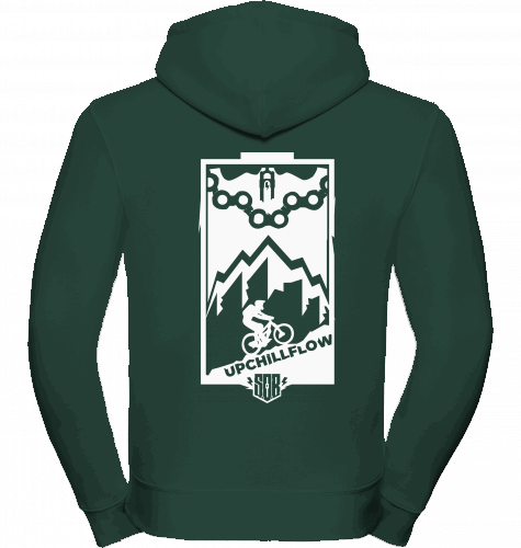 Sons of Battery® - E-MTB Brand & Community Shirt Bottle Green / XS Upchillflow - Zipper Hoody Russell Athletics E-Bike-Community