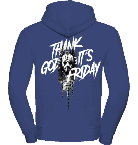 Sons of Battery® - E-MTB Brand & Community Shirt Bright Royal / XS TGIF - MTB - Hoodie Front/Back Russell Athletic E-Bike-Community