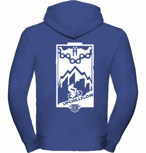 Sons of Battery® - E-MTB Brand & Community Shirt Bright Royal / XS Upchillflow - Zipper Hoody Russell Athletics E-Bike-Community