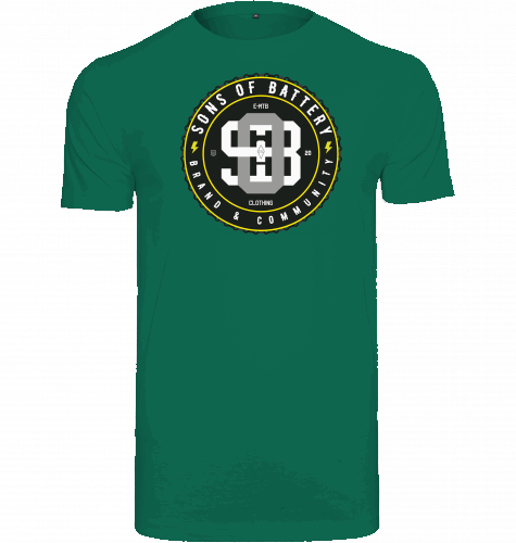 Sons of Battery® - E-MTB Brand & Community Shirt Forest Green / XS SoB Clothing - Round Neck Byb E-Bike-Community