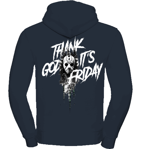 Sons of Battery® - E-MTB Brand & Community Shirt French Navy / XS TGIF - MTB - Hoodie Front/Back Russell Athletic E-Bike-Community