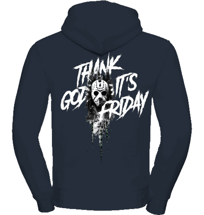 Sons of Battery® - E-MTB Brand & Community Shirt French Navy / XS TGIF - MTB - Hoodie Front/Back Russell Athletic E-Bike-Community