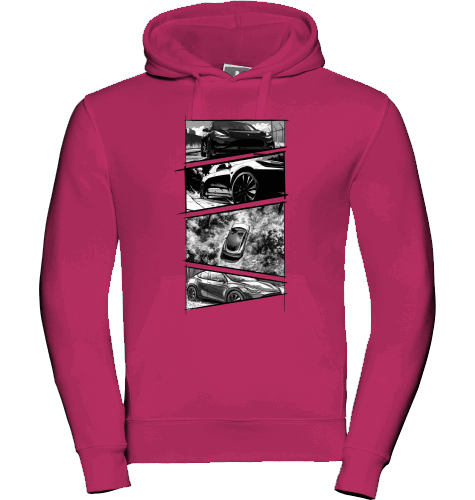 Sons of Battery® - E-MTB Brand & Community Shirt Fuchsia / XS Tesla Storyboard Hoodie E-Bike-Community