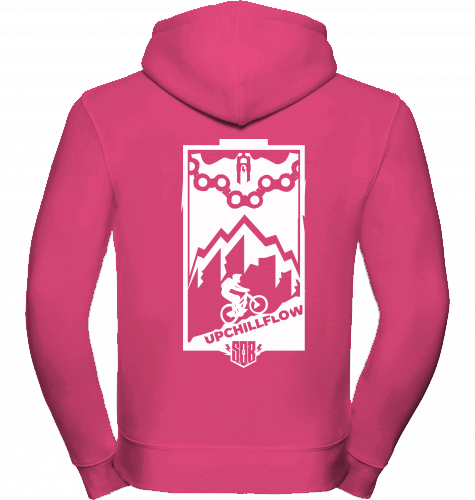 Sons of Battery® - E-MTB Brand & Community Shirt Fuchsia / XS Upchillflow - Zipper Hoody Russell Athletics E-Bike-Community