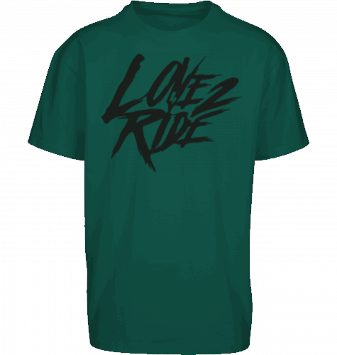 Sons of Battery® - E-MTB Brand & Community Shirt Green / M Love 2 Ride - Heavy Oversized Shirt ByB E-Bike-Community