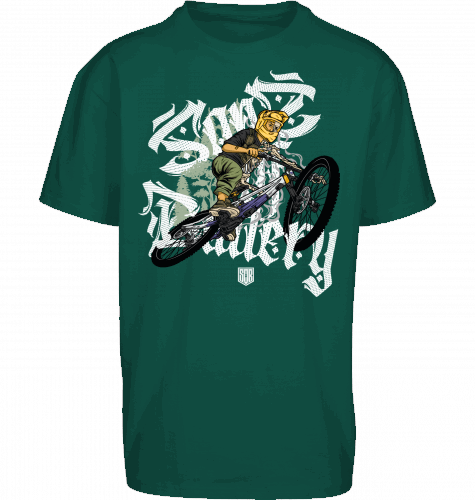 Sons of Battery® - E-MTB Brand & Community Shirt Green / S Shred or Alive Brush - Oversize ByB E-Bike-Community