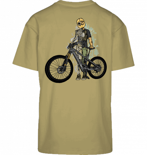 Sons of Battery® - E-MTB Brand & Community Shirt Pale Moss / XS Shred or Alive - Oversized 2 Seiten Byb E-Bike-Community