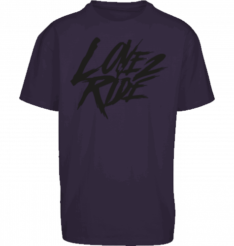 Sons of Battery® - E-MTB Brand & Community Shirt Purple Night / M Love 2 Ride - Heavy Oversized Shirt ByB E-Bike-Community