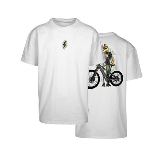 Sons of Battery® - E-MTB Brand & Community Shirt Shred or Alive - Oversized 2 Seiten Byb E-Bike-Community