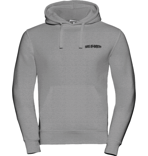 Sons of Battery® - E-MTB Brand & Community Shirt TGIF - MTB - Hoodie Front/Back Russell Athletic E-Bike-Community