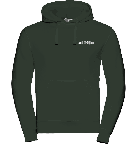 Sons of Battery® - E-MTB Brand & Community Shirt TGIF - MTB - Hoodie Front/Back Russell Athletic E-Bike-Community