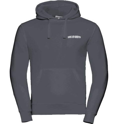 Sons of Battery® - E-MTB Brand & Community Shirt TGIF - MTB - Hoodie Front/Back Russell Athletic E-Bike-Community