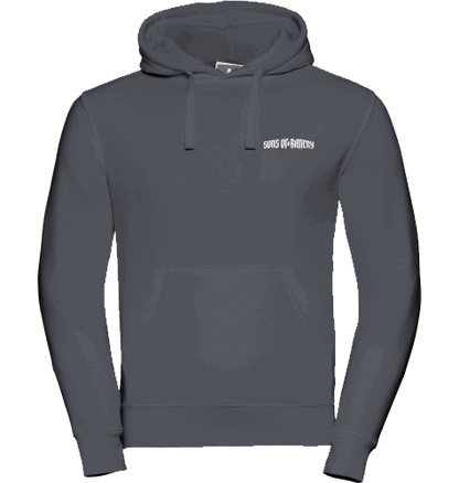 Sons of Battery® - E-MTB Brand & Community Shirt TGIF - MTB - Hoodie Front/Back Russell Athletic E-Bike-Community