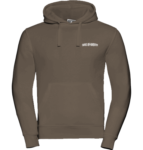 Sons of Battery® - E-MTB Brand & Community Shirt TGIF - MTB - Hoodie Front/Back Russell Athletic E-Bike-Community