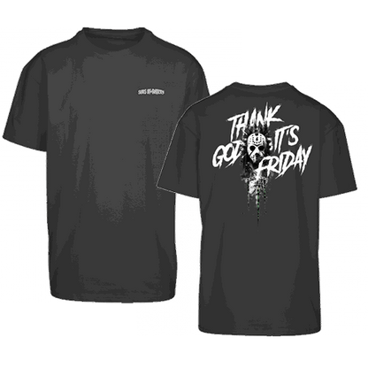 Sons of Battery® - E-MTB Brand & Community Shirt TGIF - MTB - Oversized Byb Front/Back E-Bike-Community