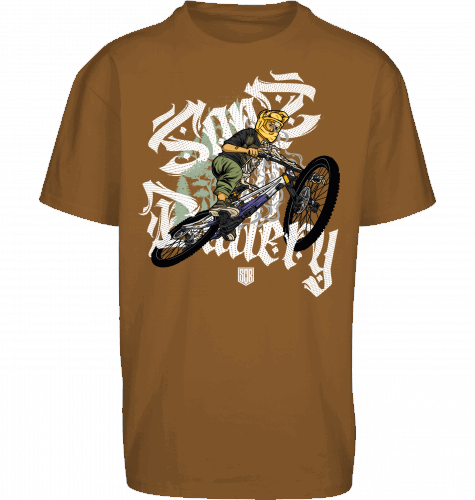 Sons of Battery® - E-MTB Brand & Community Shirt Toffee / S Shred or Alive Brush - Oversize ByB E-Bike-Community