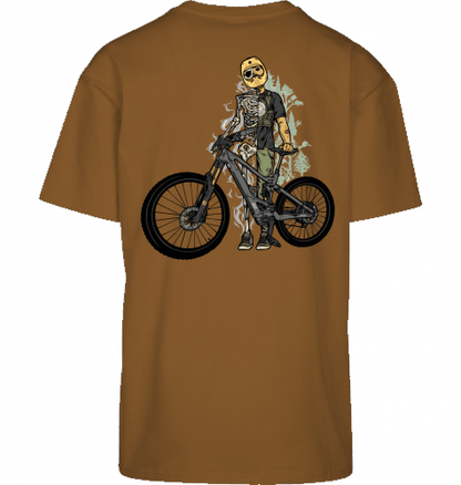 Sons of Battery® - E-MTB Brand & Community Shirt Toffee / XS Shred or Alive - Oversized 2 Seiten Byb E-Bike-Community