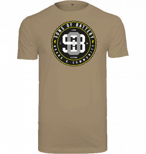 Sons of Battery® - E-MTB Brand & Community Shirt Union Beige / XS SoB Clothing - Round Neck Byb E-Bike-Community