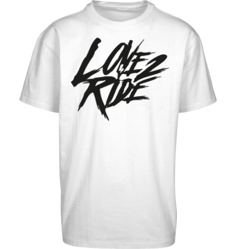 Sons of Battery® - E-MTB Brand & Community Shirt White / M Love 2 Ride - Heavy Oversized Shirt BYD E-Bike-Community